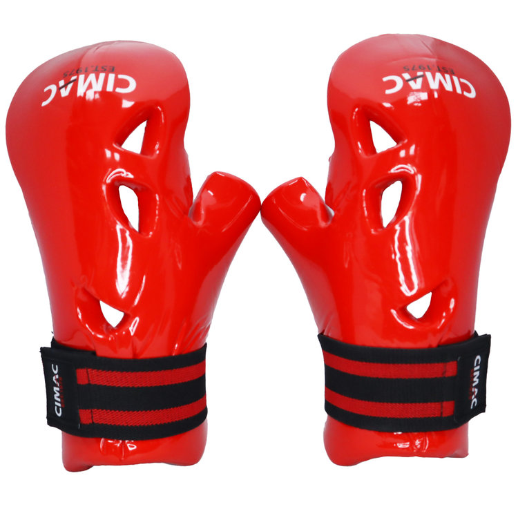 Dipped Foam Sparring Gloves red for Semi Contact fighters Enso