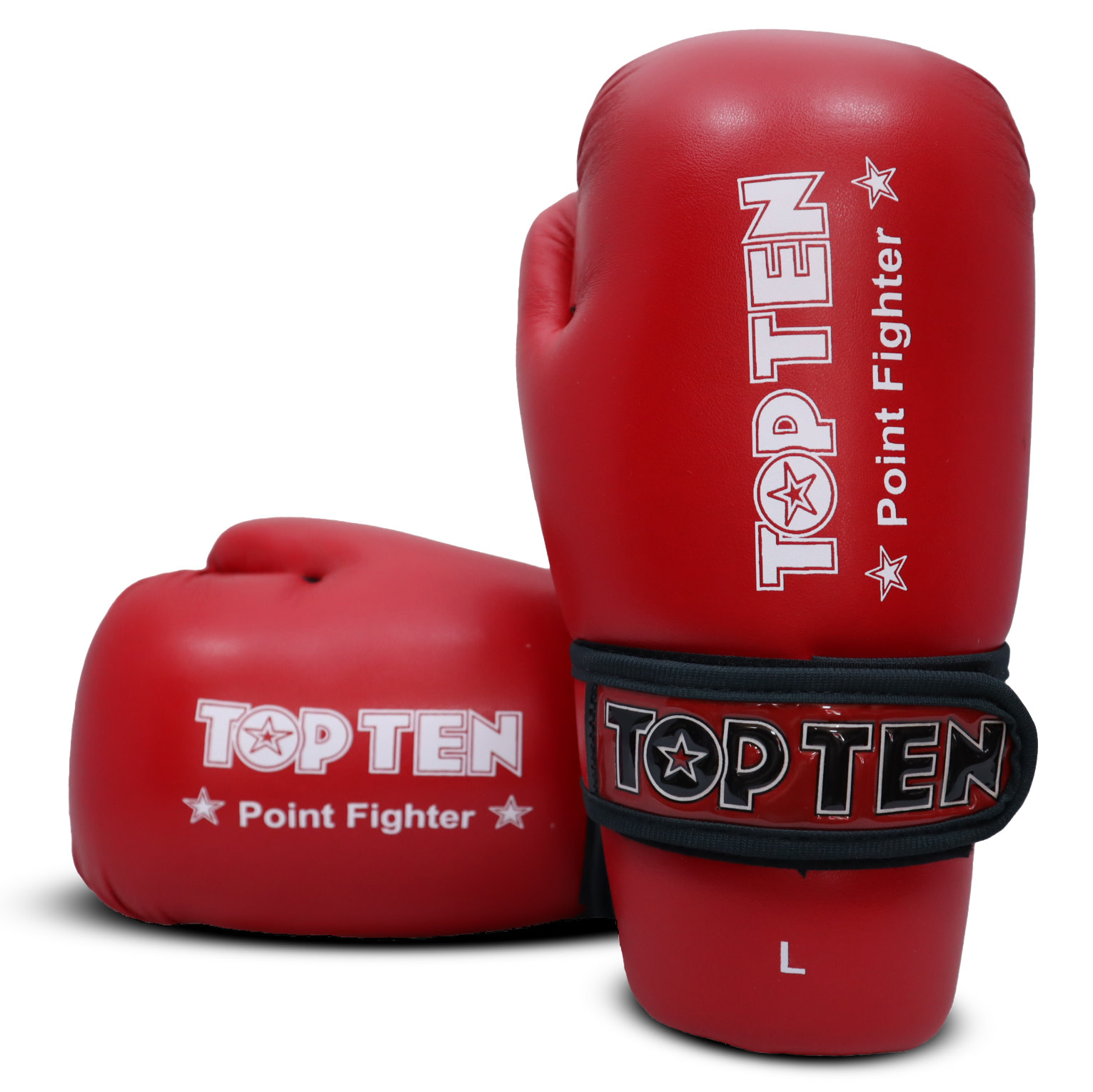Semi Contact Point Sparring Gloves Red Competition Kick Boxing ITF Taekwondo 
