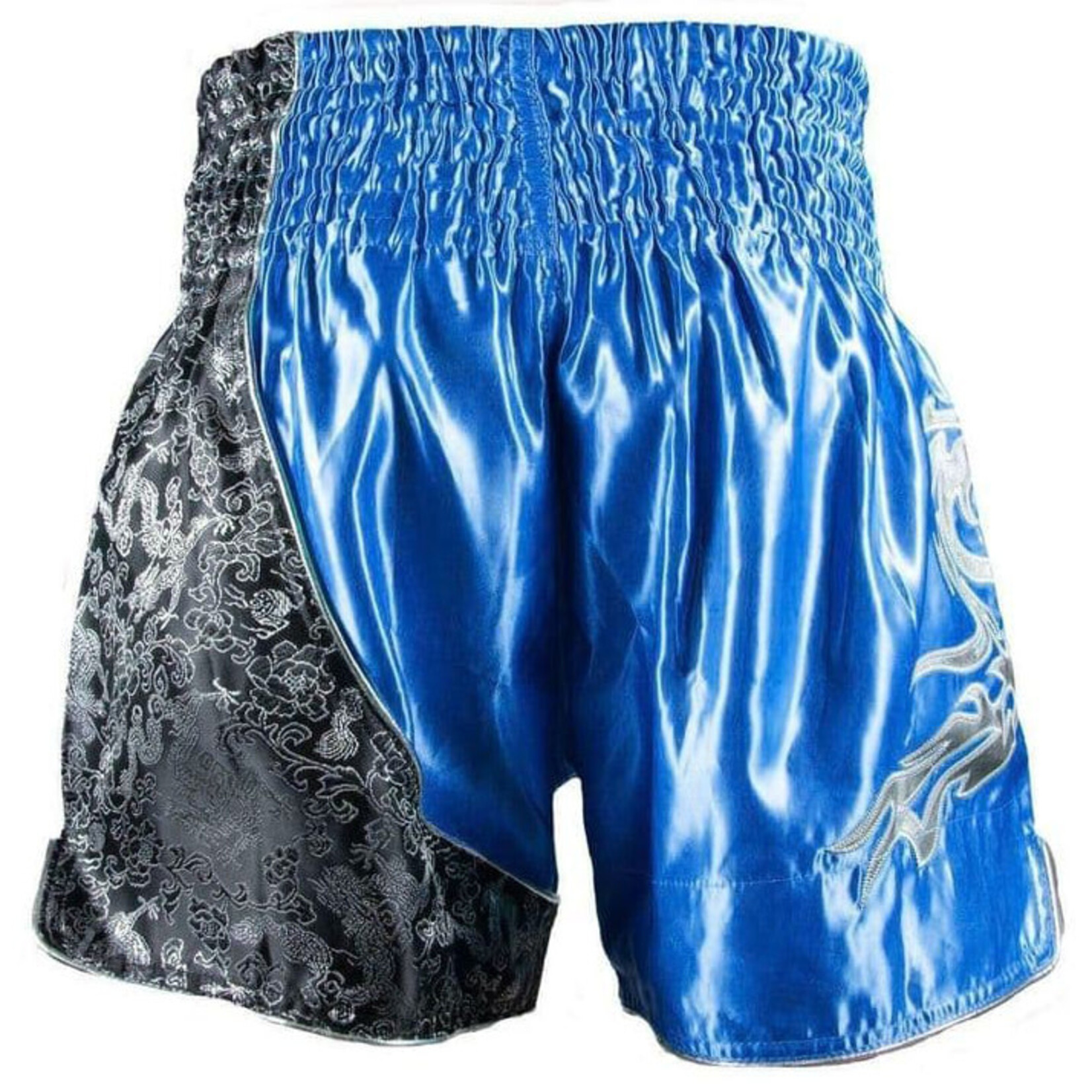 Sandee Sandee Thai Shorts Unbreakable Blue & Silver