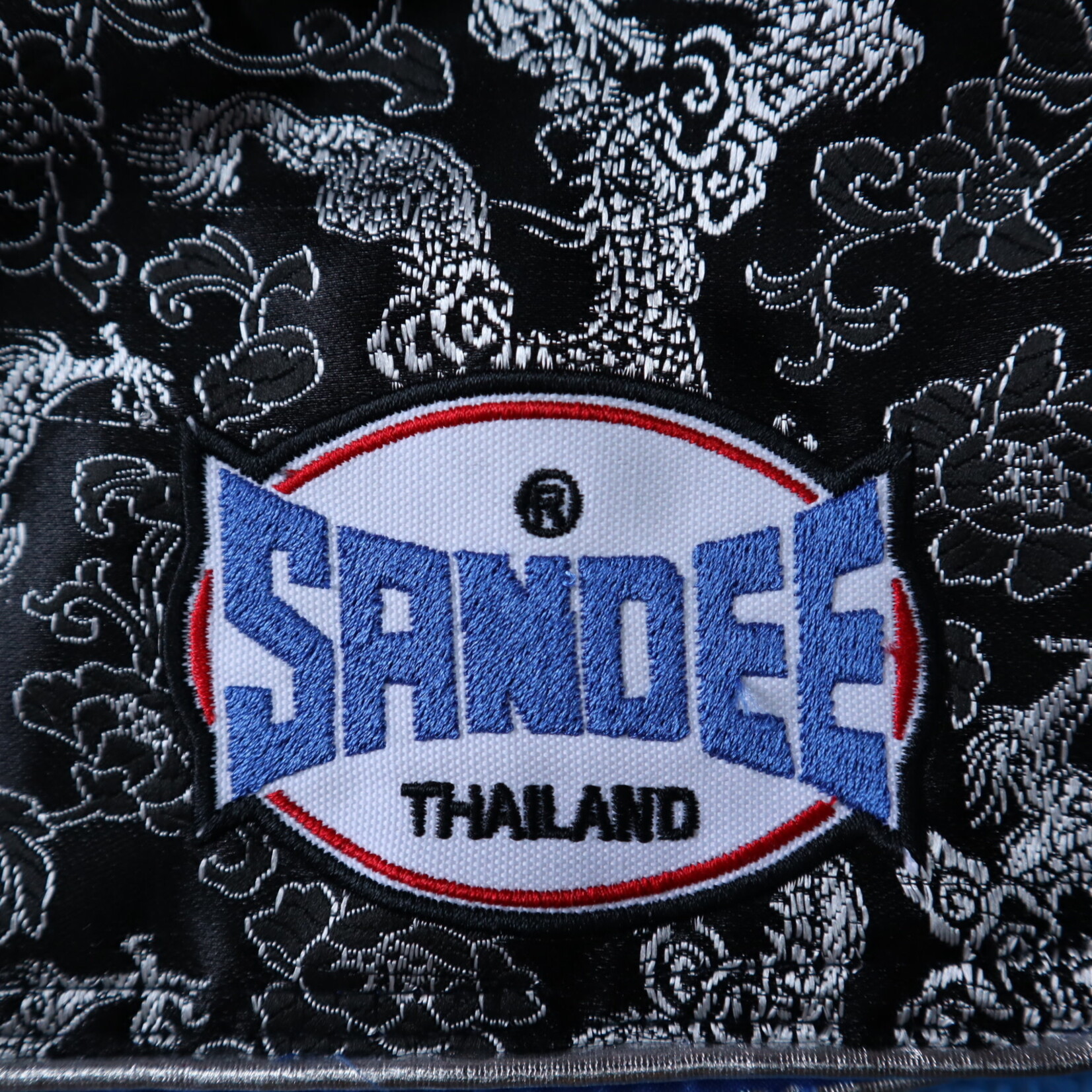 Sandee Sandee Thai Shorts Unbreakable Blue & Silver