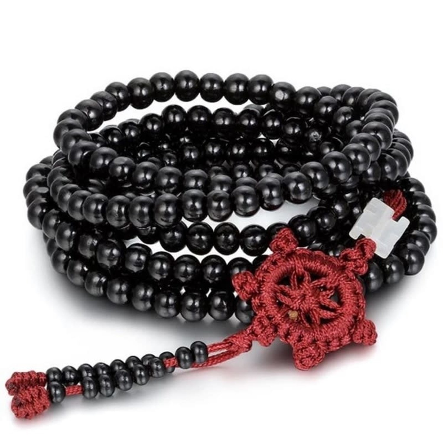 Orange Buddhist Mala Beads - Enso Martial Arts Shop Bristol