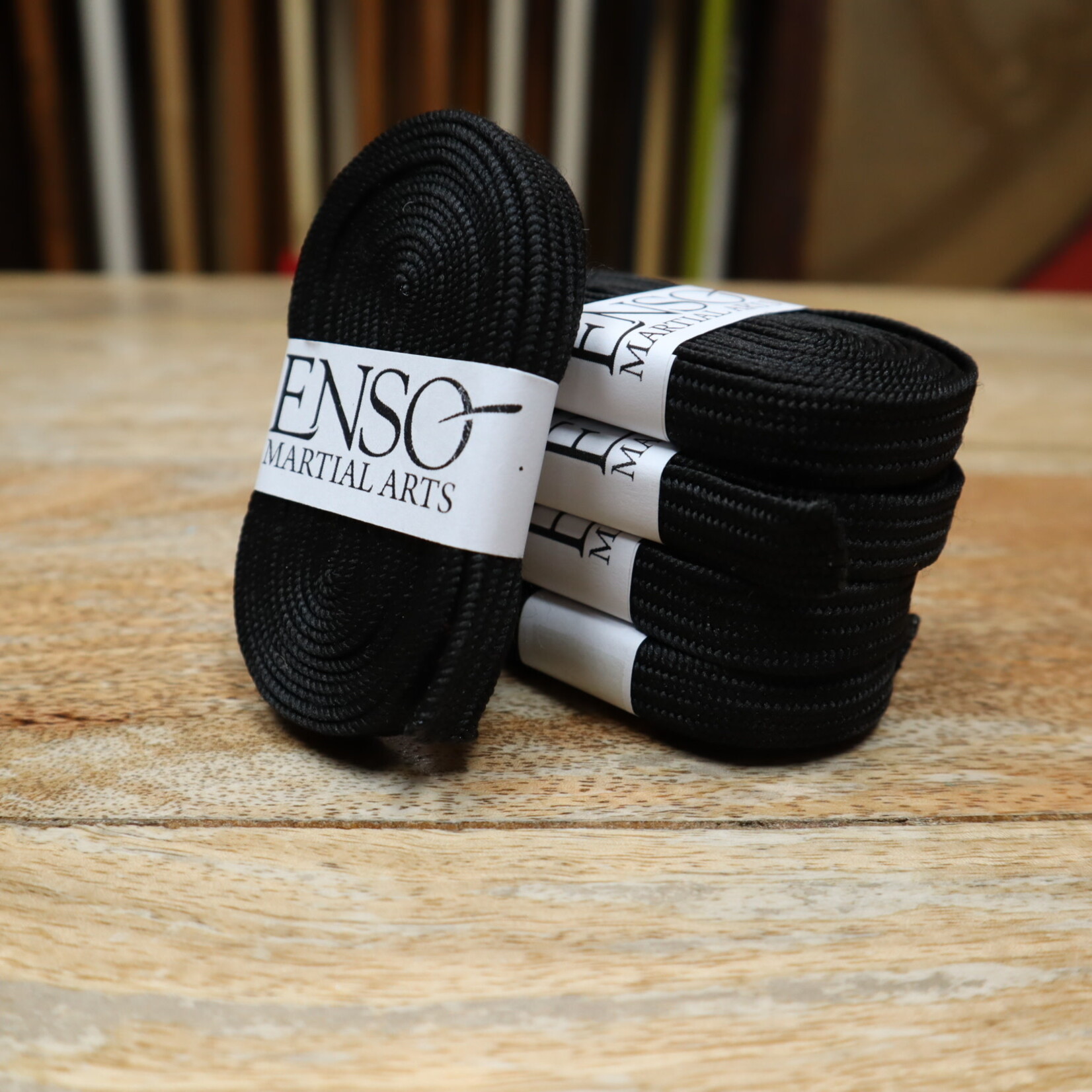 Enso Martial Arts Shop Katana Sageo Cord Black