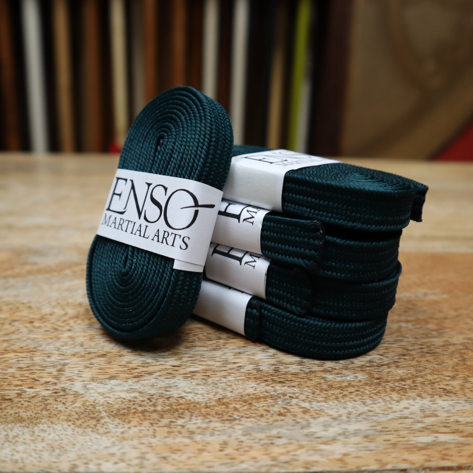 Enso Martial Arts Shop Katana Sageo Cord Dark Green