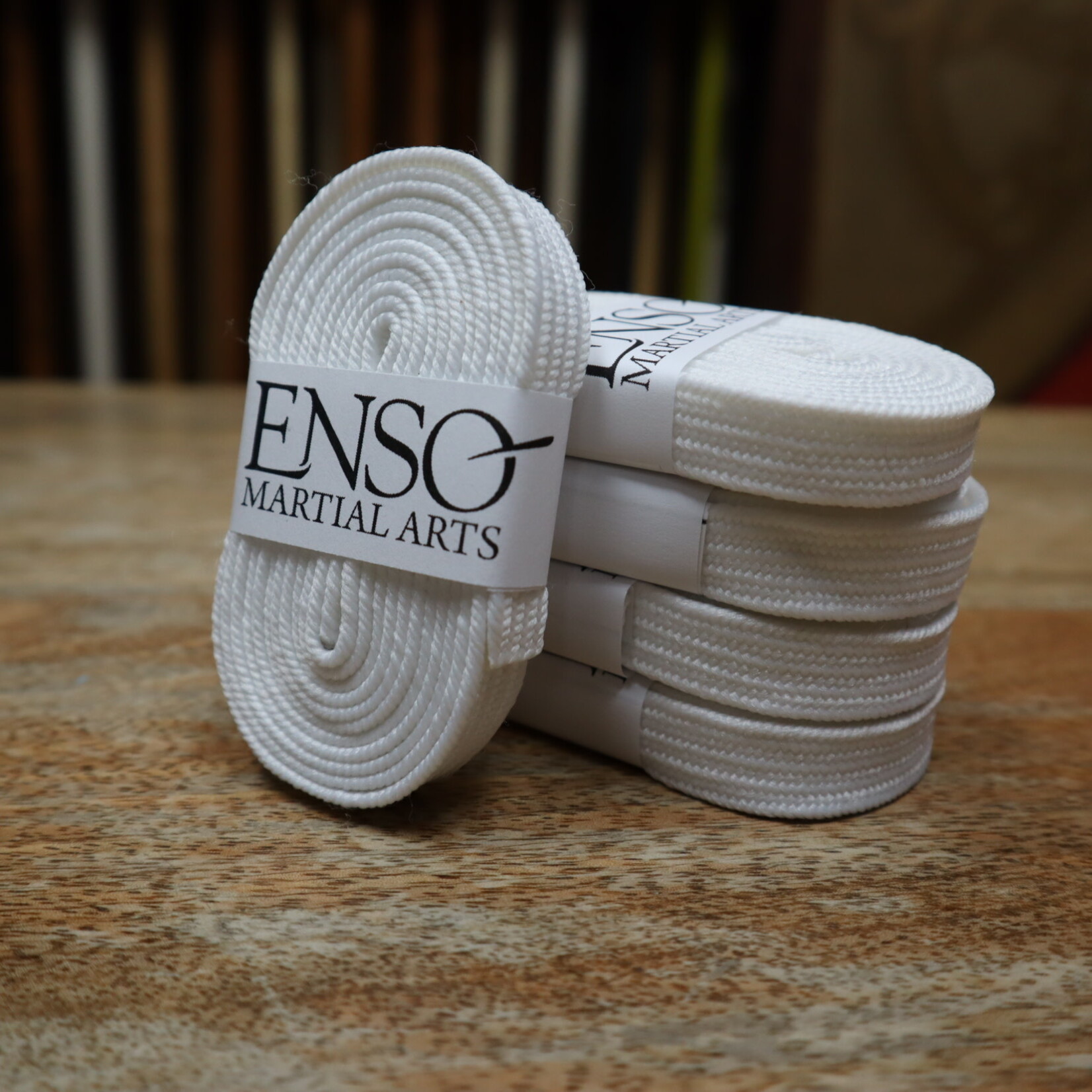 Enso Martial Arts Shop Katana Sageo Cord White
