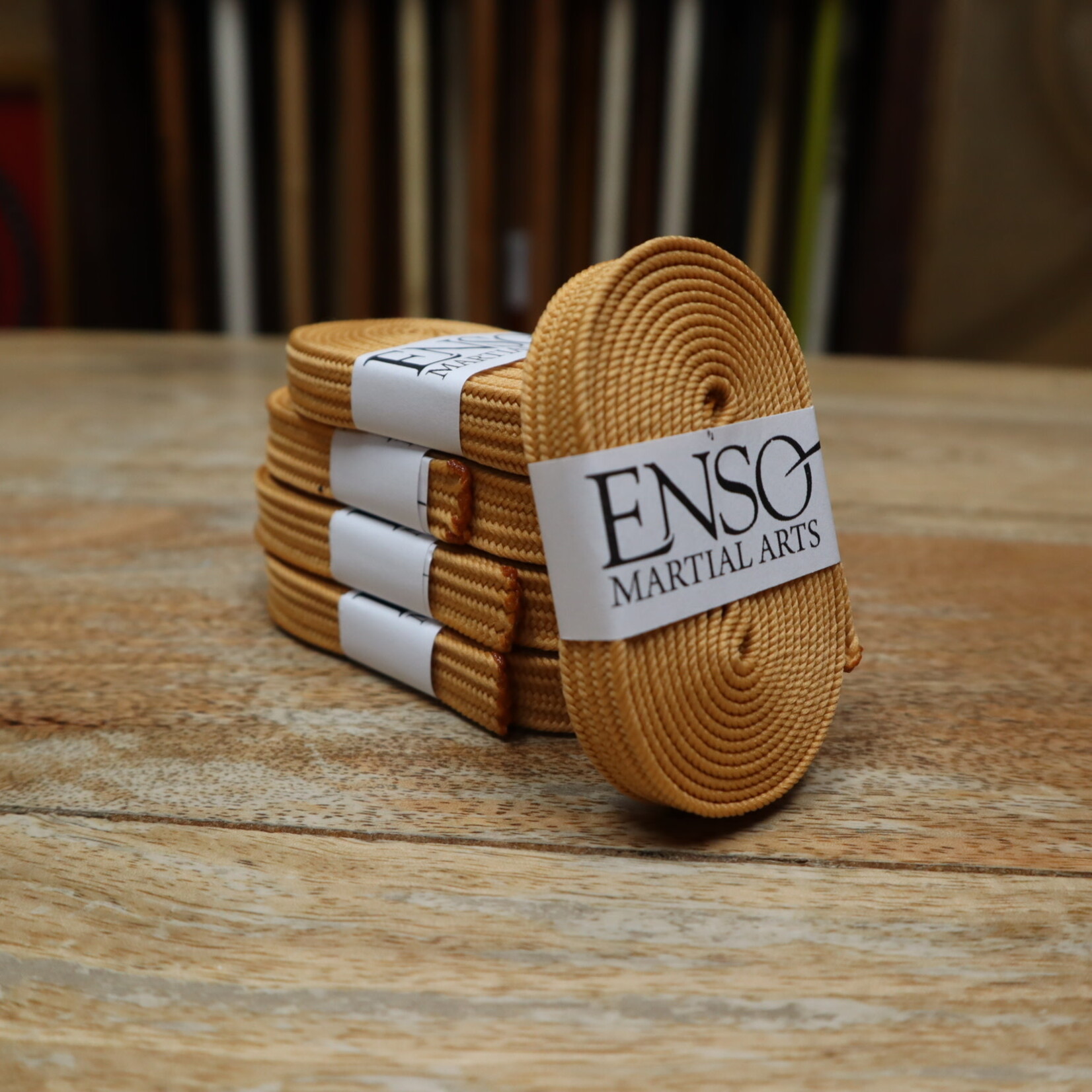 Enso Martial Arts Shop Katana Sageo Cord Gold
