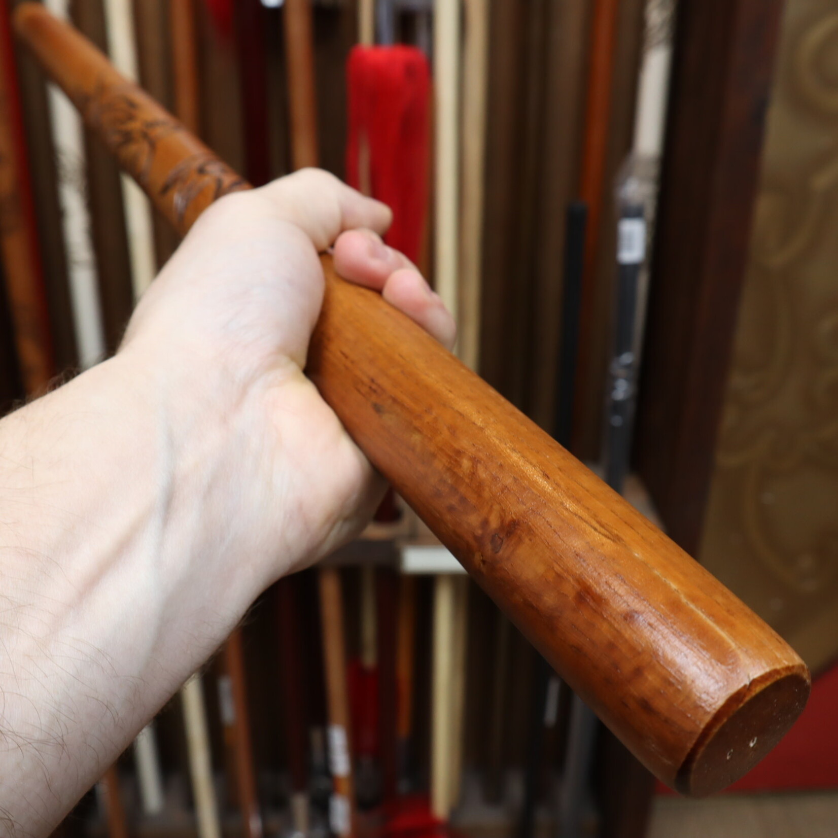 Carved Dragon Escrima Stick