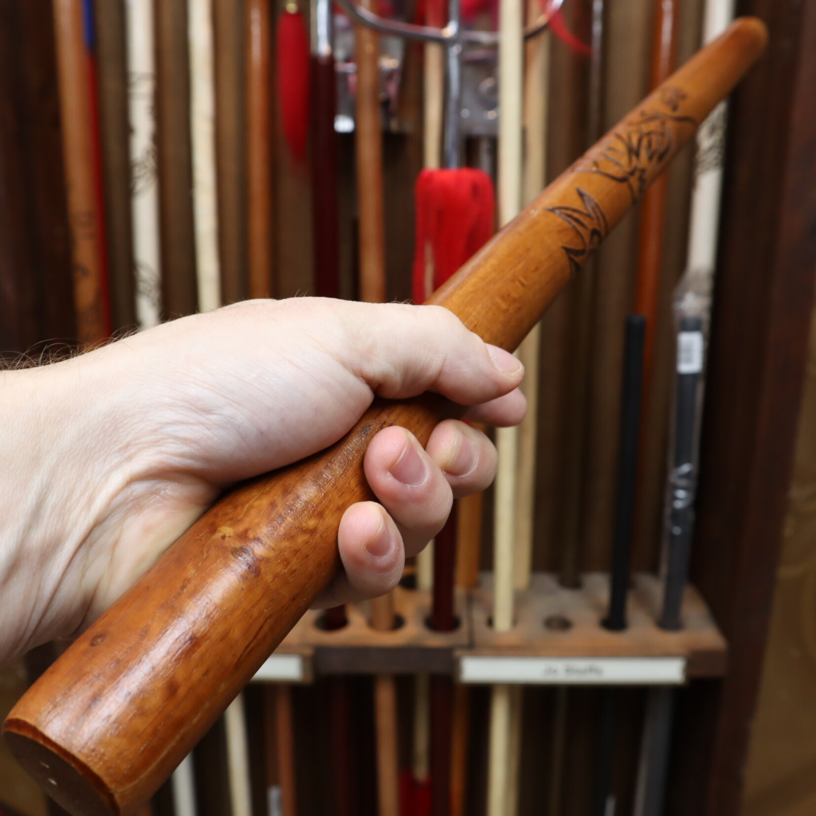 Carved Dragon Escrima Stick