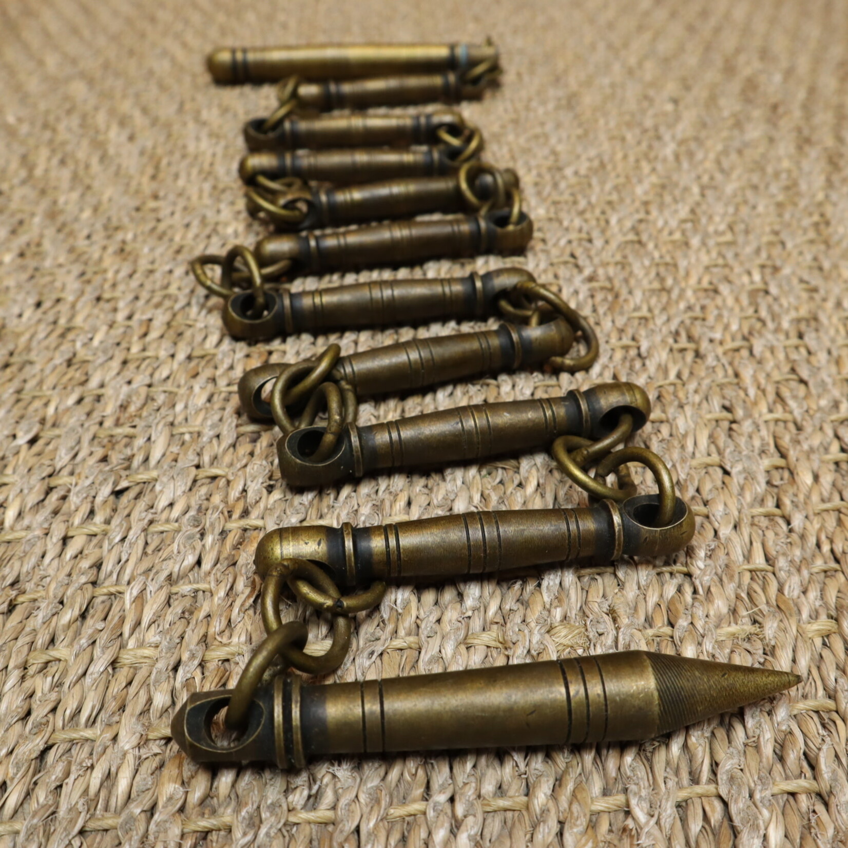Brass Nine Section Chain Whip