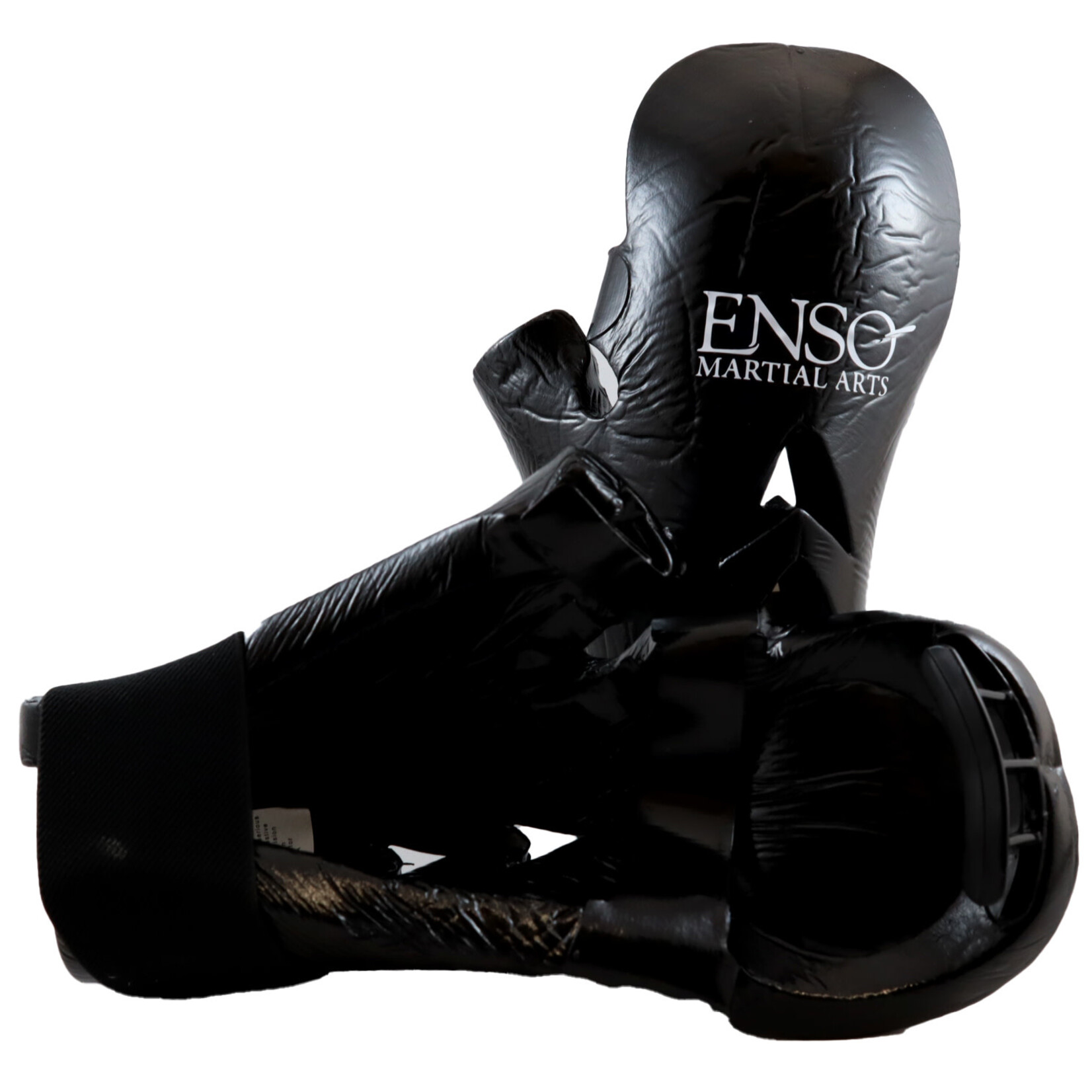 Enso Martial Arts Shop Enso Dipped Foam Sparring Gloves Black