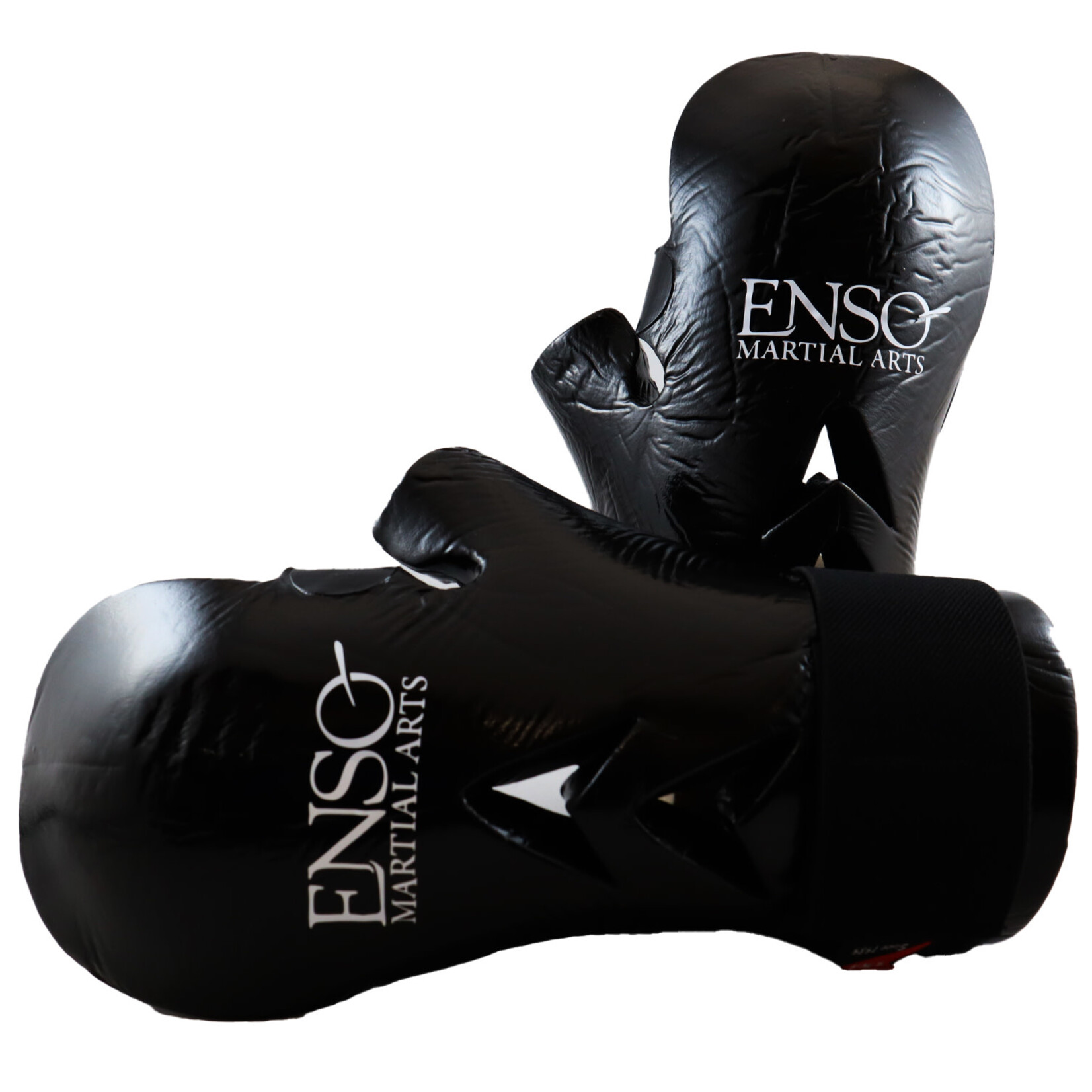 Enso Martial Arts Shop Enso Dipped Foam Sparring Gloves Black