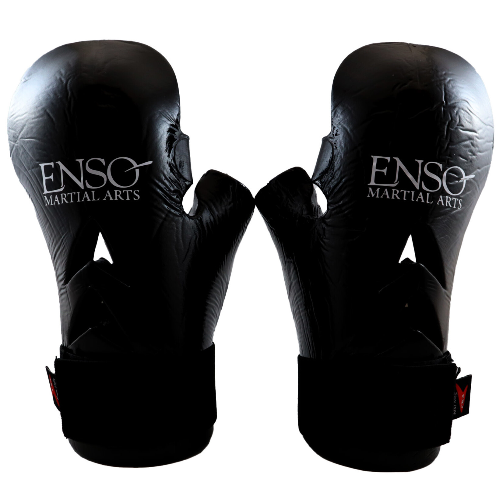 Enso Martial Arts Shop Enso Dipped Foam Sparring Gloves Black