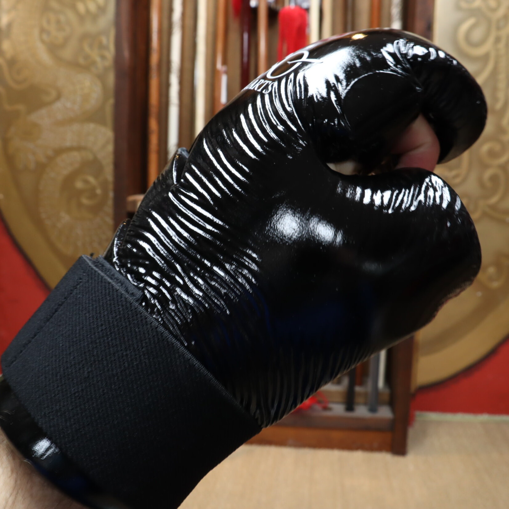 Enso Martial Arts Shop Enso Dipped Foam Sparring Gloves Black