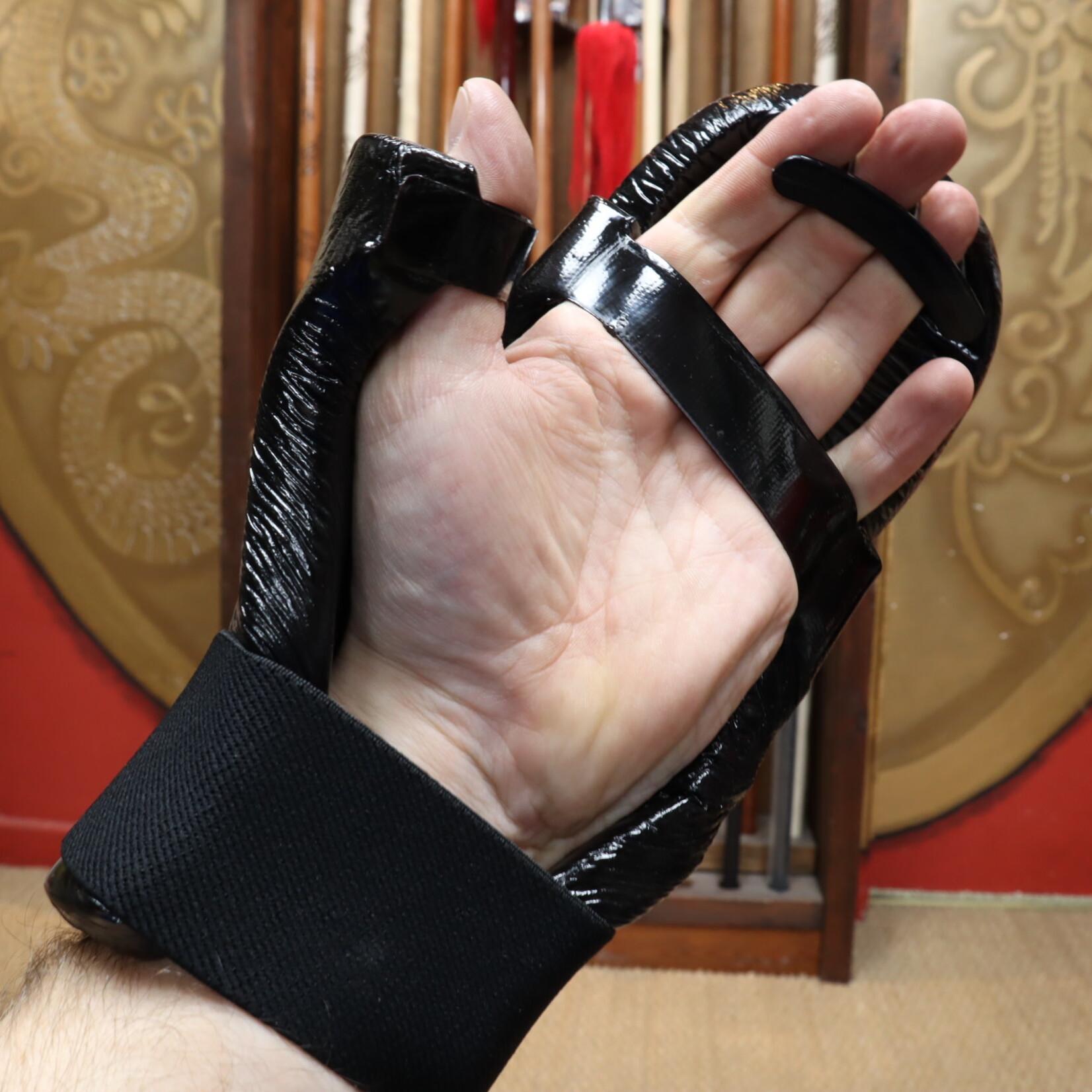 Enso Martial Arts Shop Enso Dipped Foam Sparring Gloves Black