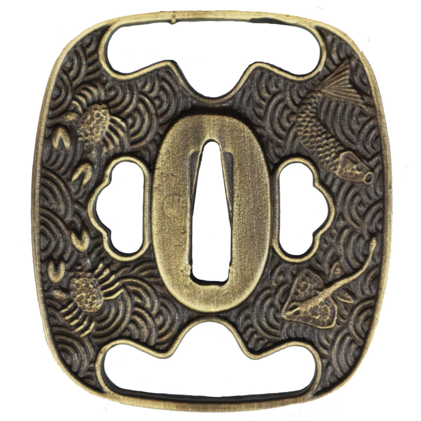 Enso Martial Arts Shop Sea Animals Tsuba Guard