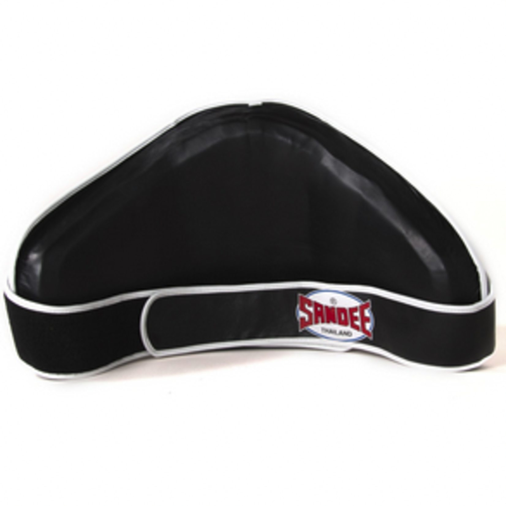 Sandee Sandee Velcro Leather Belly Pad Black & White