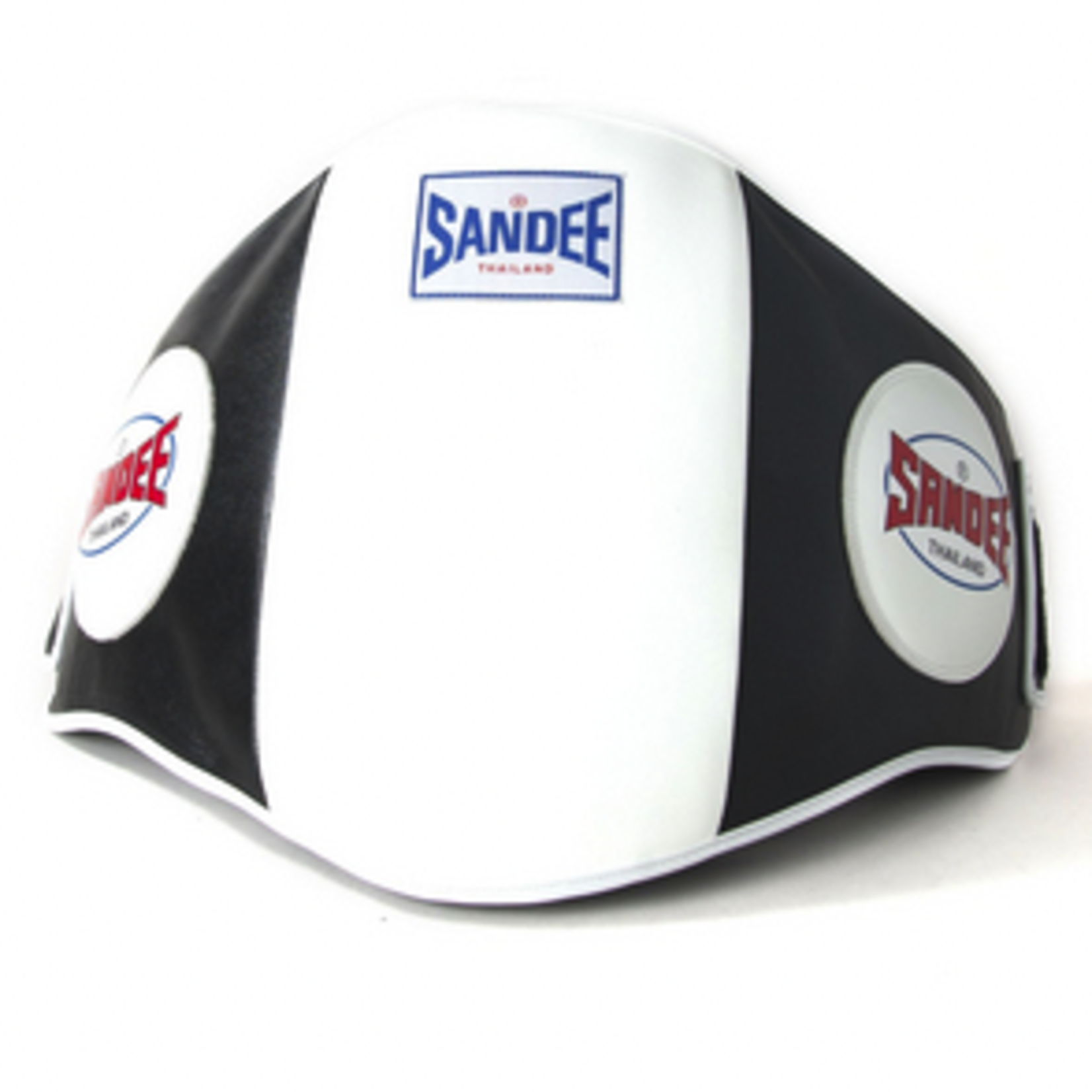 Sandee Sandee Velcro Leather Belly Pad Black & White