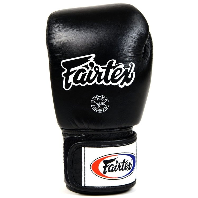 Fairtex Boxing Gloves Black Universal for Muay Thai Boxing Training Enso Martial Arts Shop Bristol