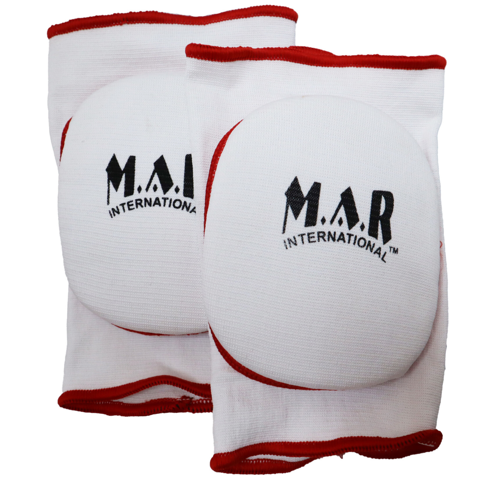 Elasticated Knee Pads White