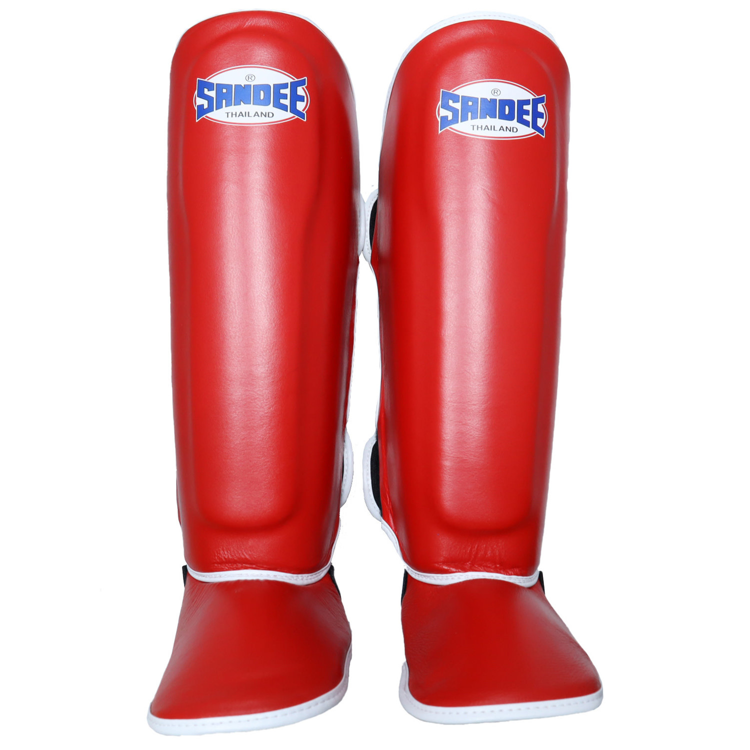Sandee Shin Guards the Authentic Series in Red & White Enso Martial Arts Shop Bristol