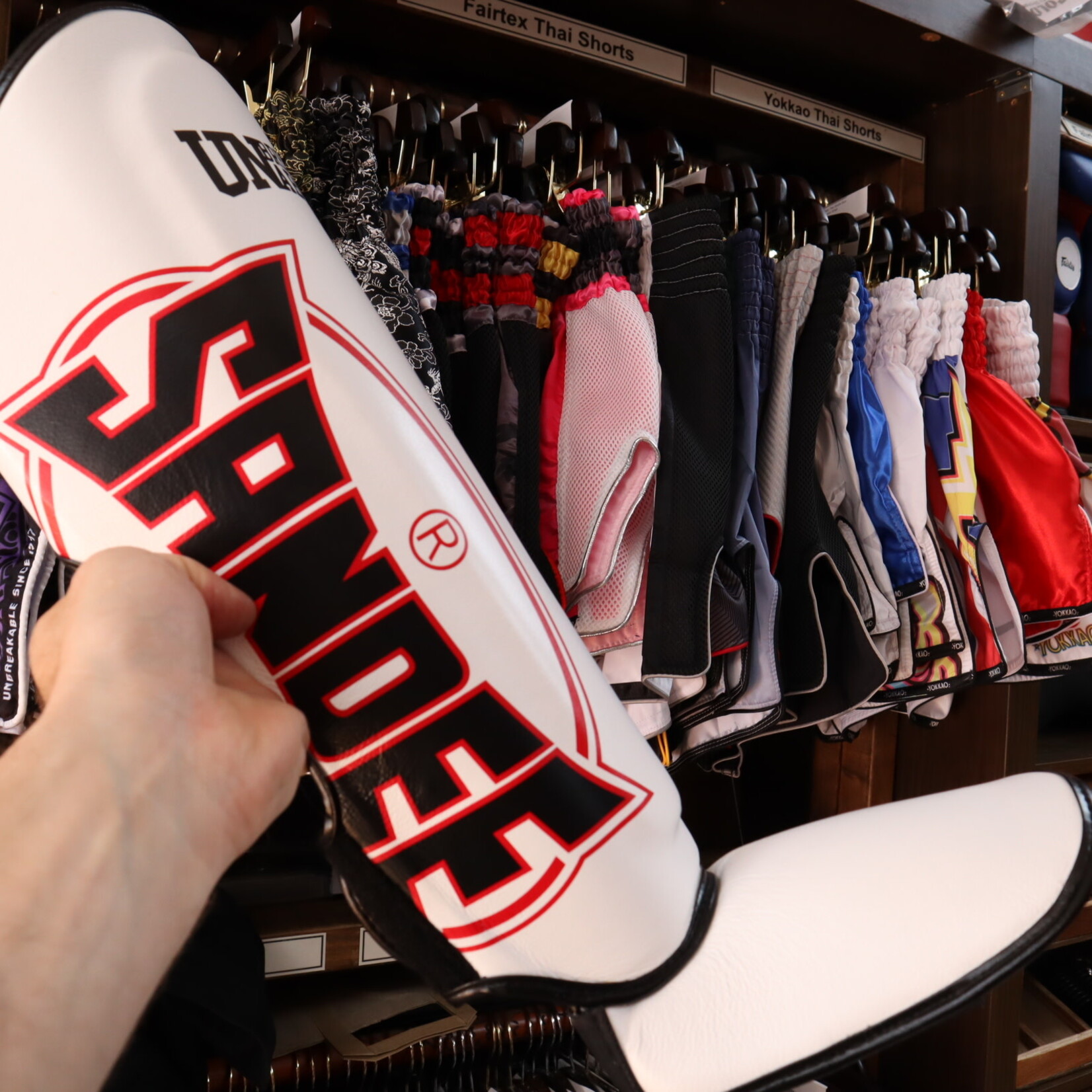 Sandee Sandee Shin Guards Cool Tec White