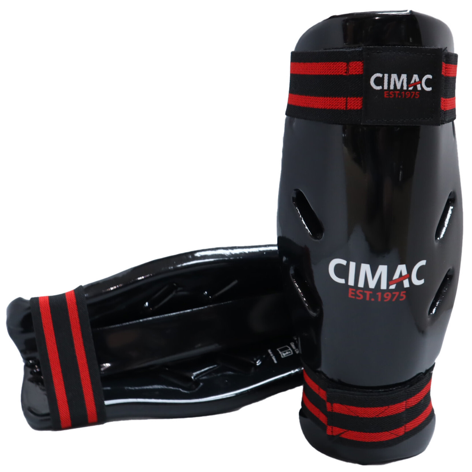 Dipped Foam Sparring Shin Pads Black