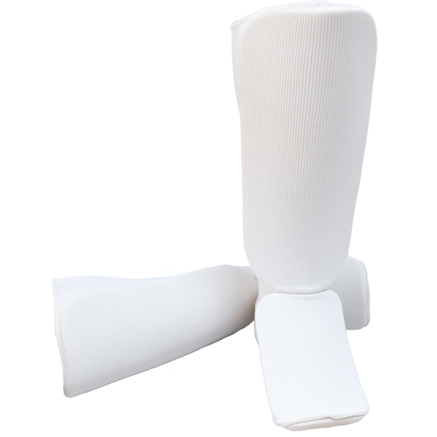 Elasticated Shin and Instep Pads for Martial arts Protection