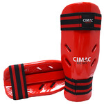 Kickboxing Sparring Shin Pads Red