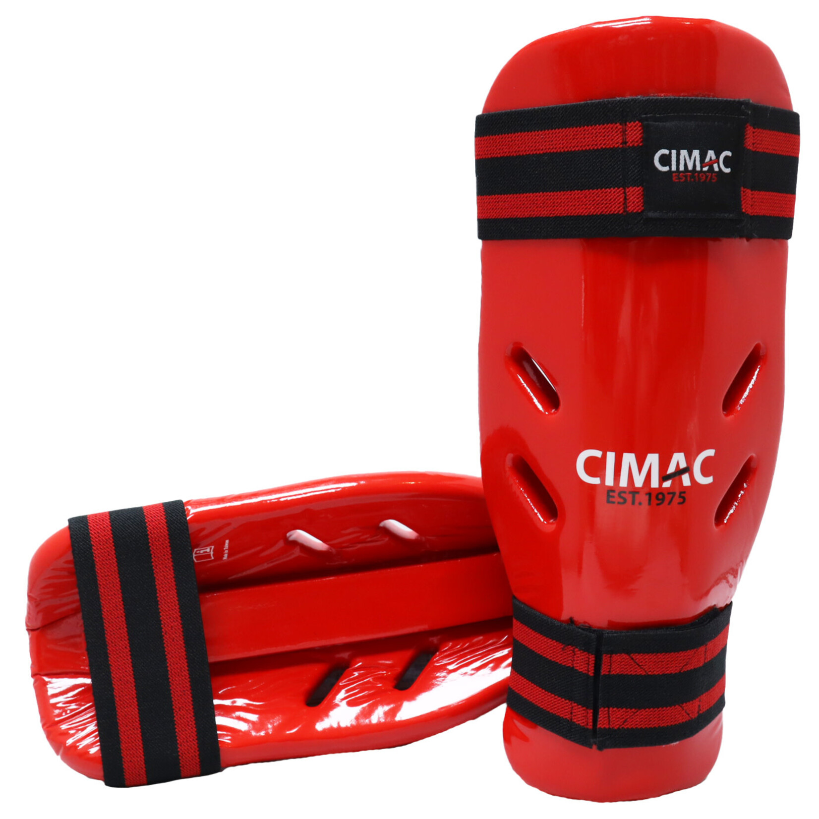 Kickboxing Sparring Shin Pads Red