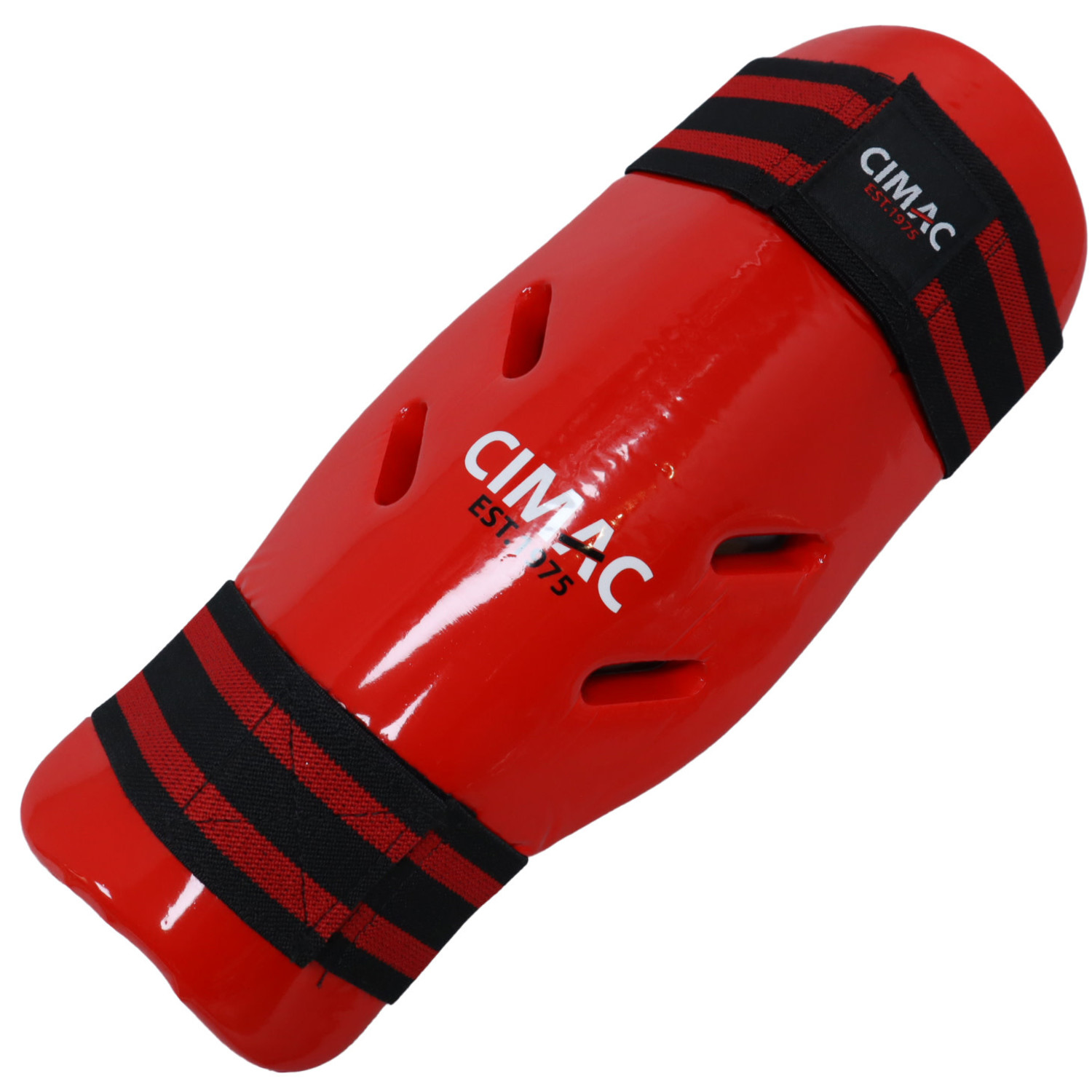 Red Kickboxing Sparring Shin Pads for Shin Protection Enso Martial