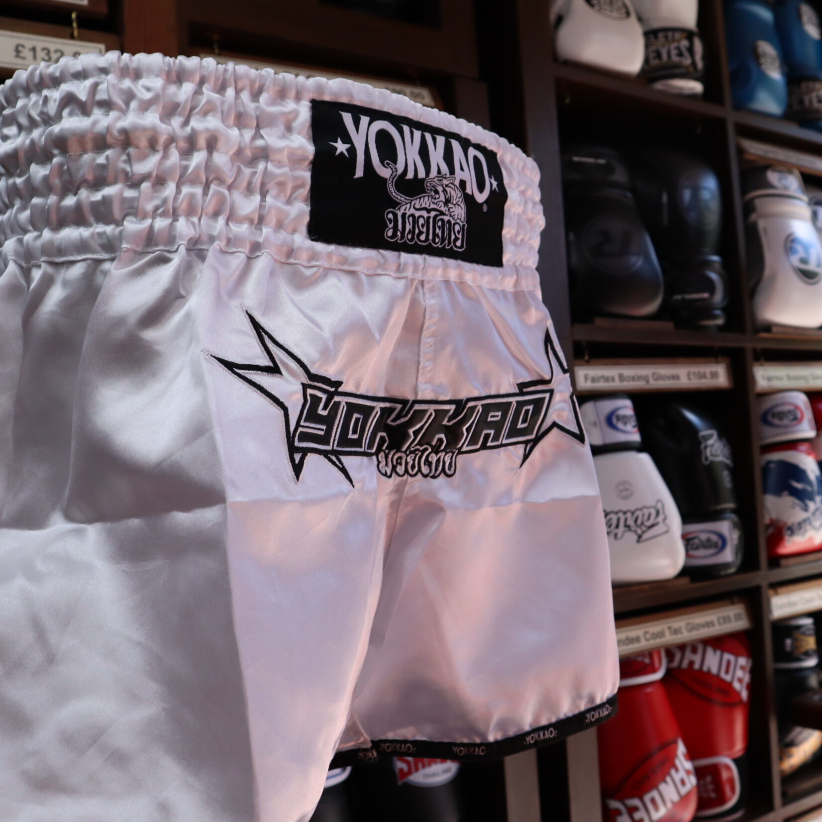Yokkao Yokkao Thai Shorts White Institution