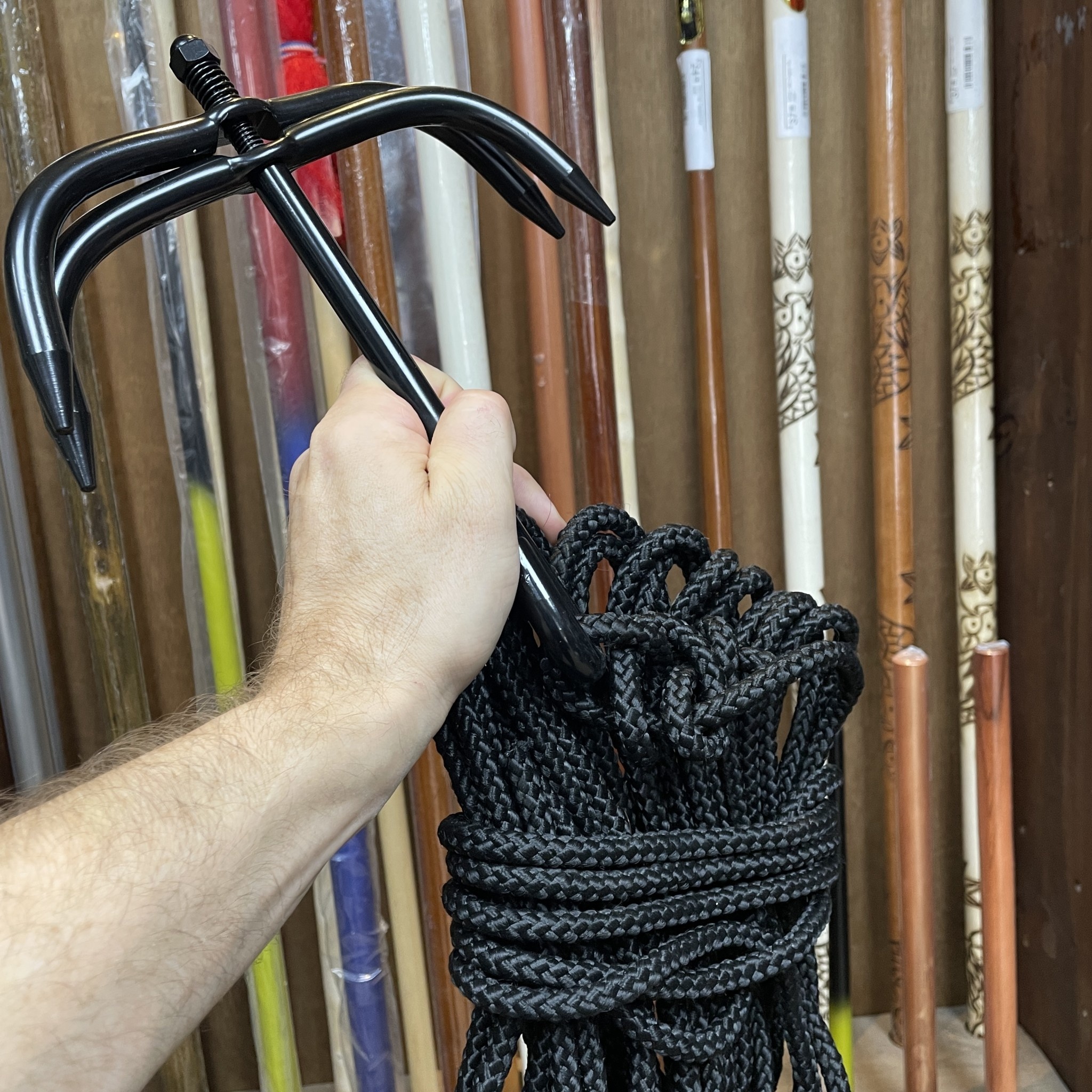 Ninja Grappling Hook a classic Ninjutsu Training Tool - Enso Martial Arts  Shop Bristol