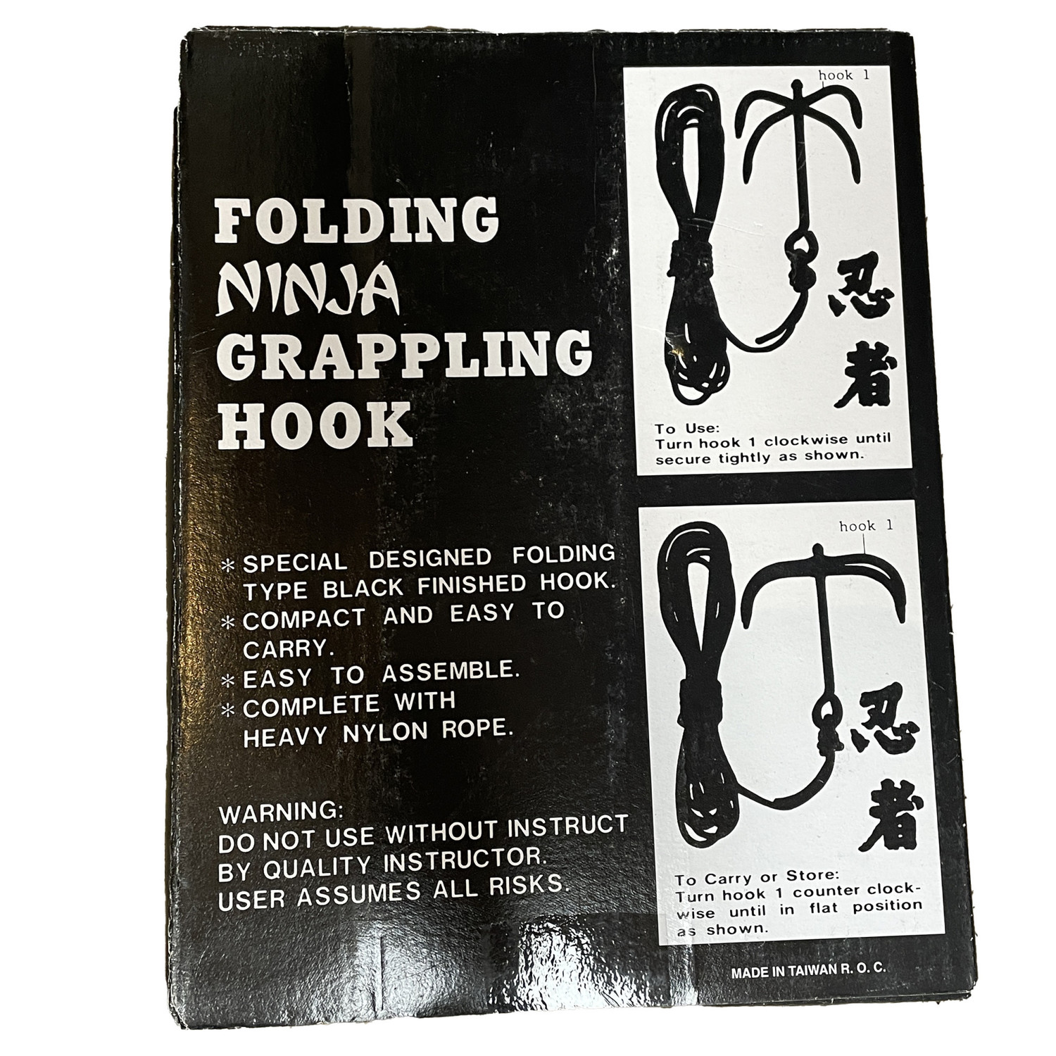 Ninja Grappling Hook a classic Ninjutsu Training Tool Enso Martial