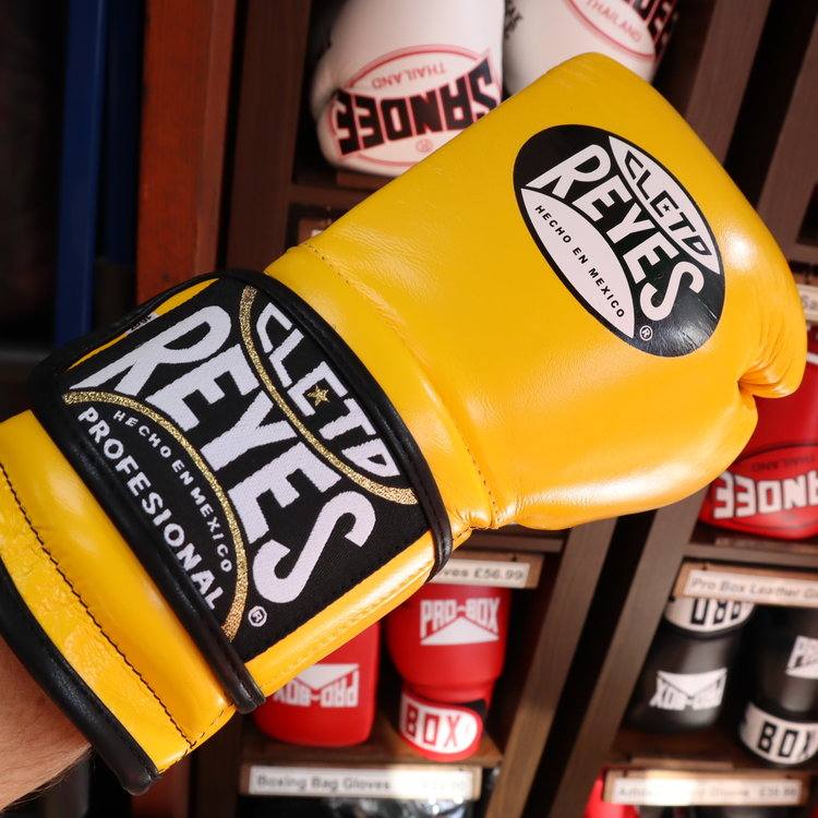 Cleto Reyes Boxing Gloves Yellow Enso Martial Arts Shop Bristol