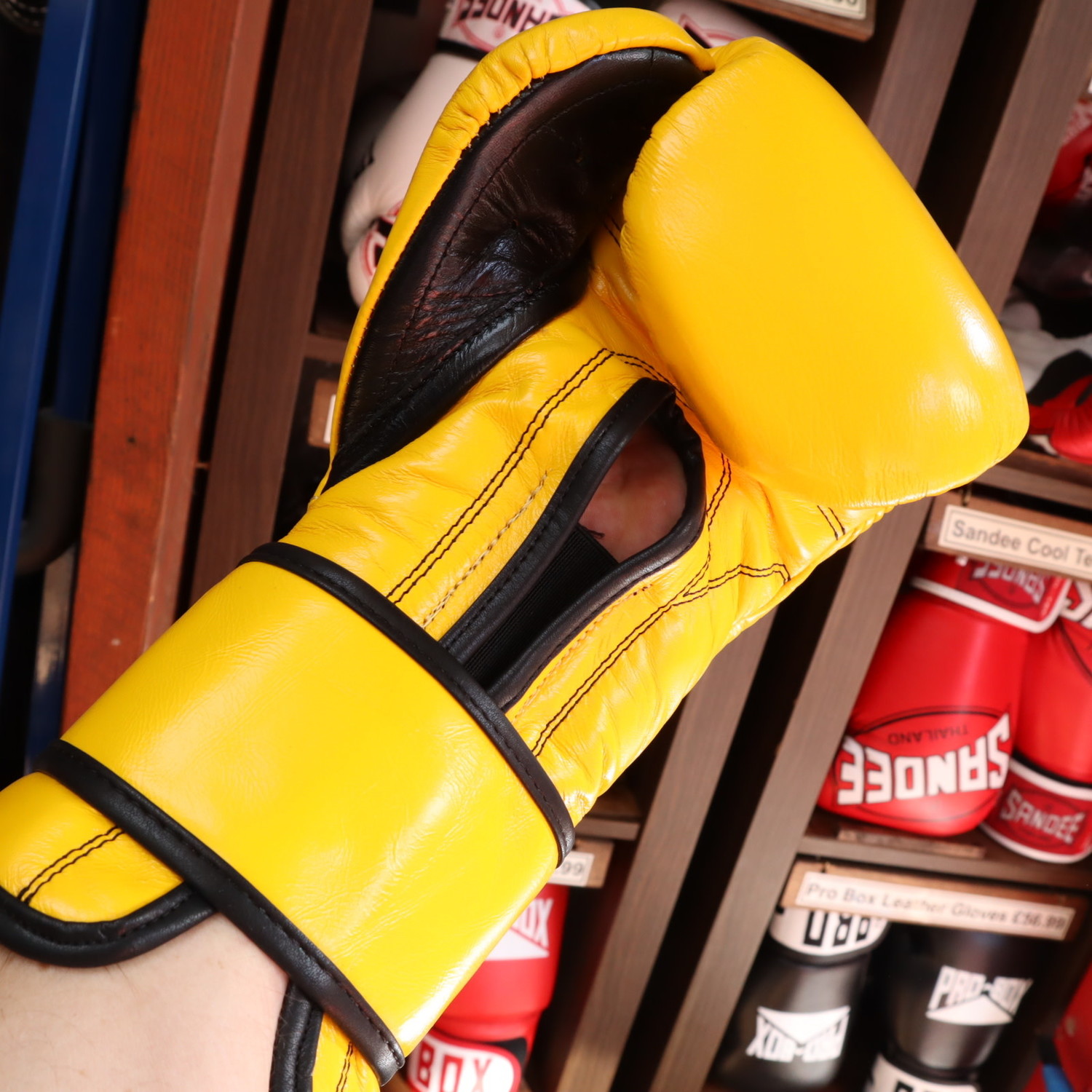 Cleto Reyes Boxing Gloves Yellow Enso Martial Arts Shop Bristol