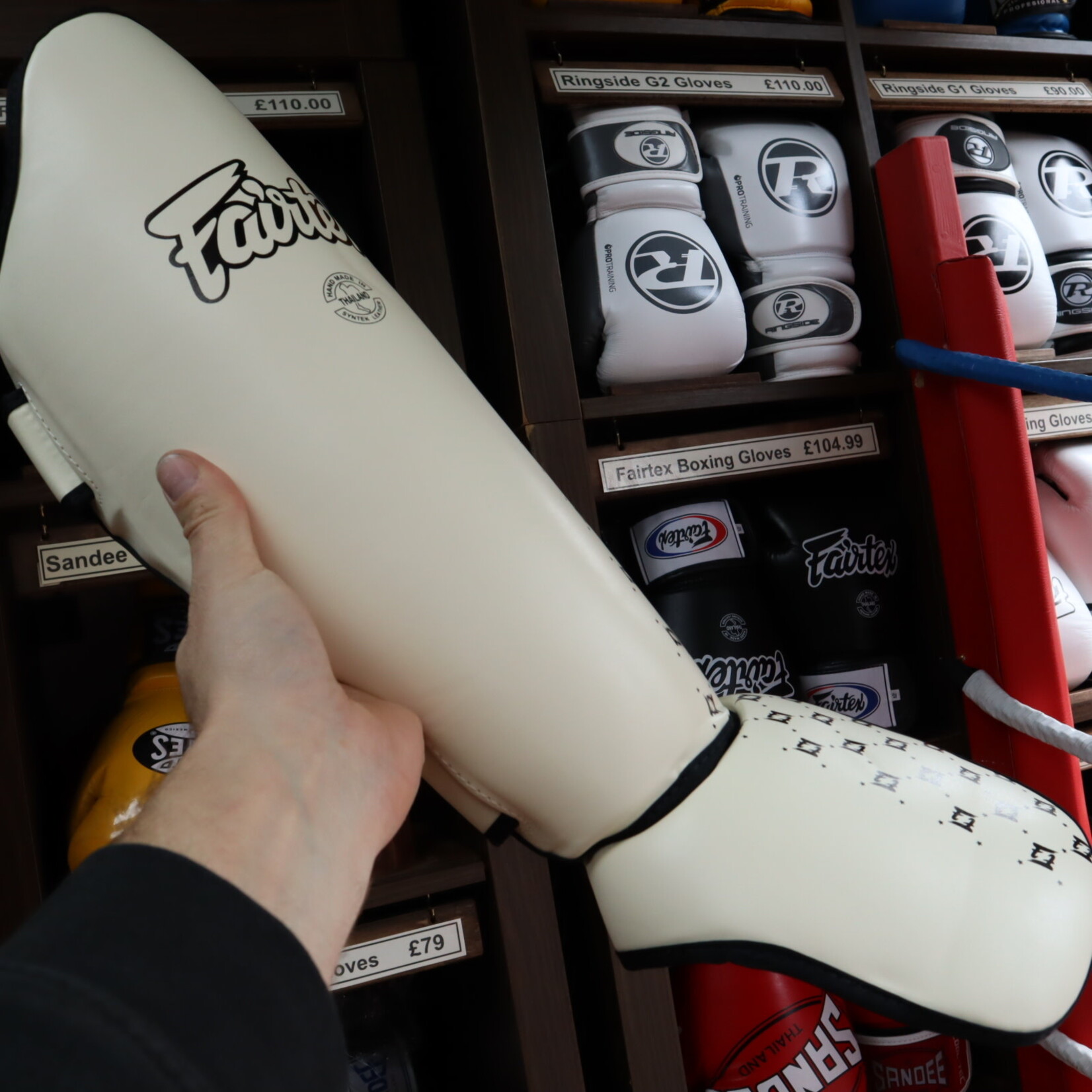 Fairtex Fairtex Shin Guards White
