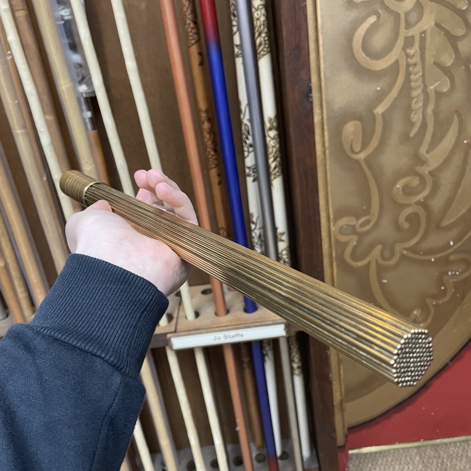 Enso Martial Arts Shop Solid Bronze Massage Brush
