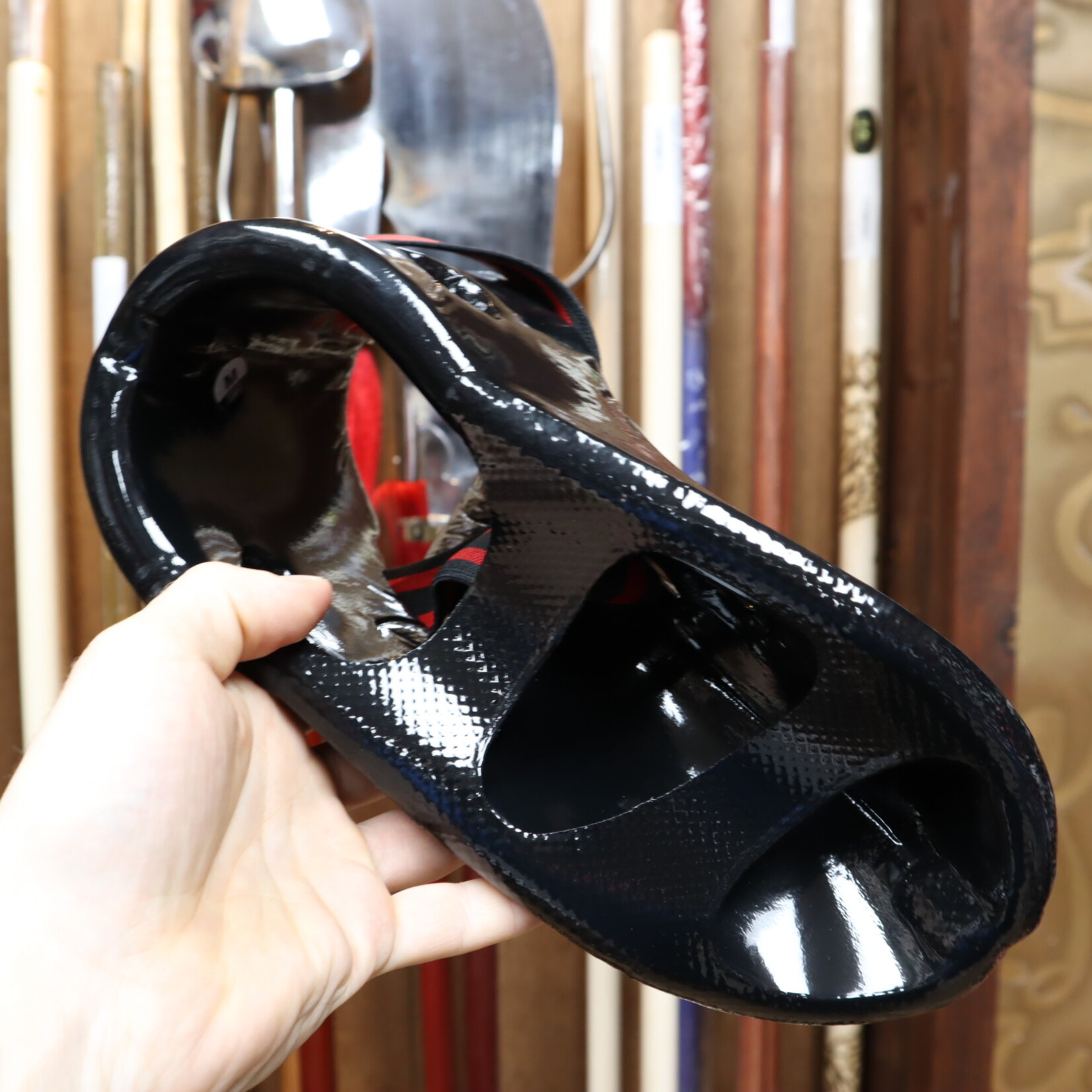 Dipped Foam Sparring Boots Black