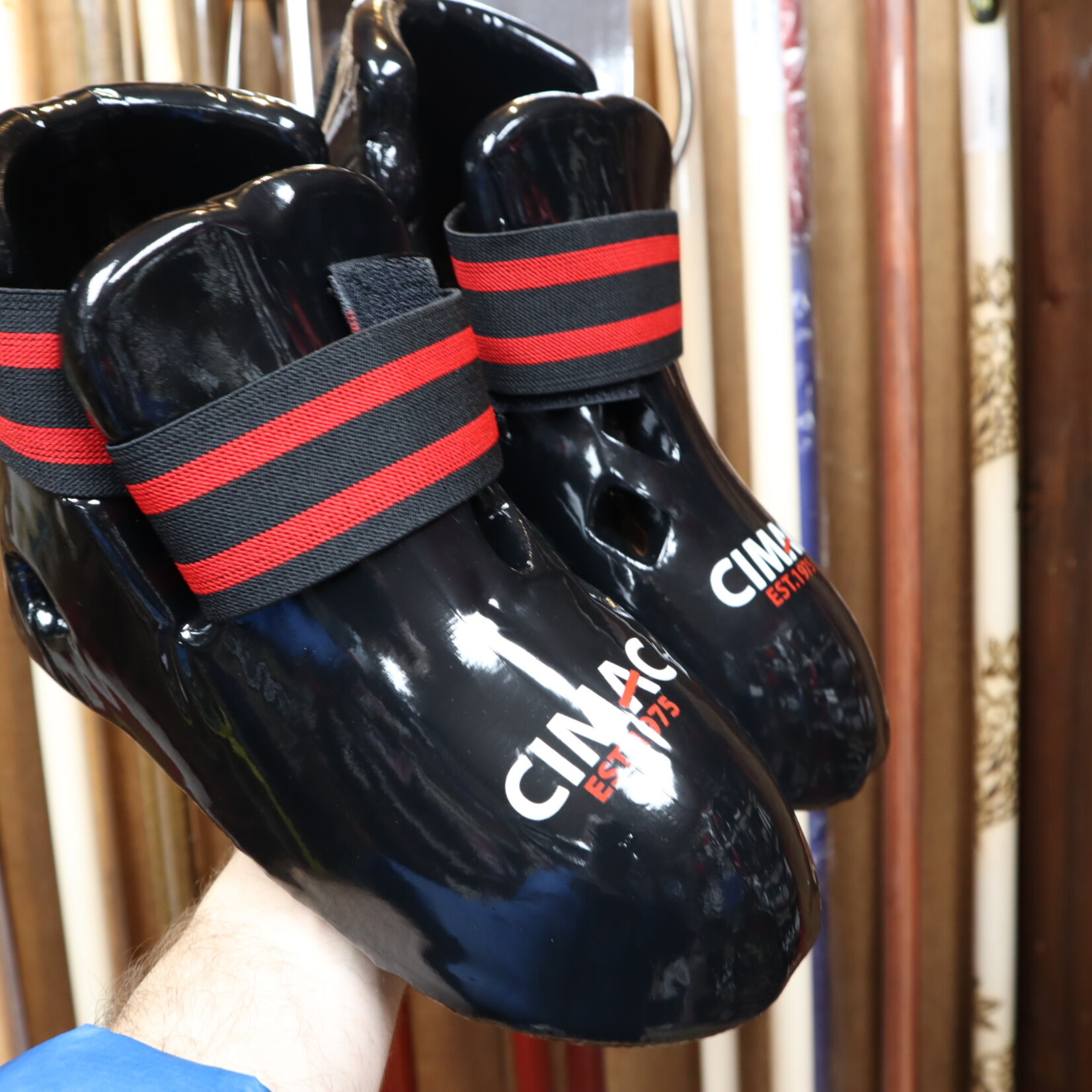 Dipped Foam Sparring Boots Black