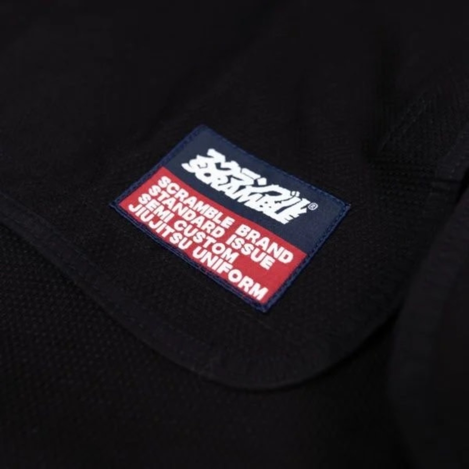 Scramble BJJ Gi Black Standard Issue - Enso Martial Arts Shop Bristol