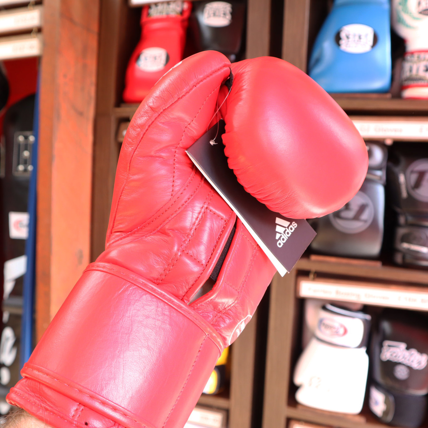 Adidas IBA aproved Boxing Gloves Red for all IBA (AIBA) competition