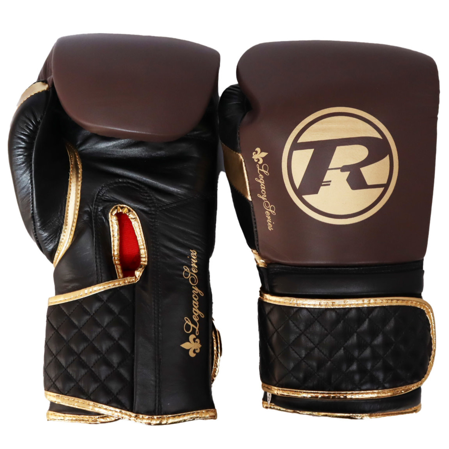 Ringside Legacy Series Leather Oxblood Boxing Gloves - Lace
