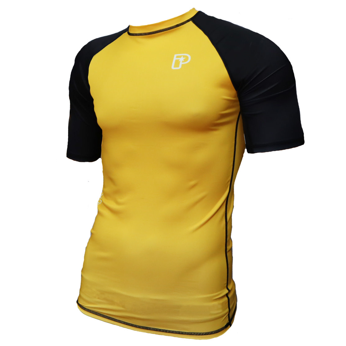 Progress BJJ Rash Guard Yellow Shortsleeve Enso Martial Arts Shop Bristol