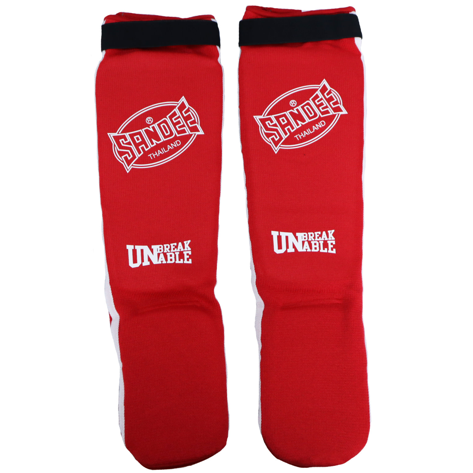 Sandee Shin Guards Red Competition for Muay Thai Boxing & MMA - Enso ...
