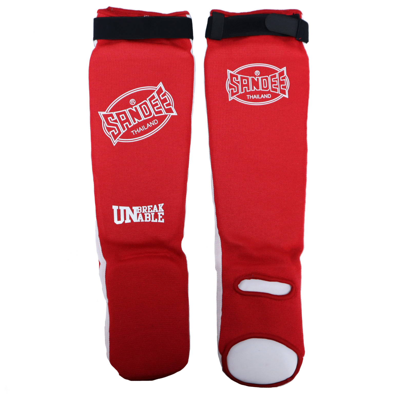 Sandee Shin Guards Red Competition for Muay Thai Boxing & MMA - Enso ...