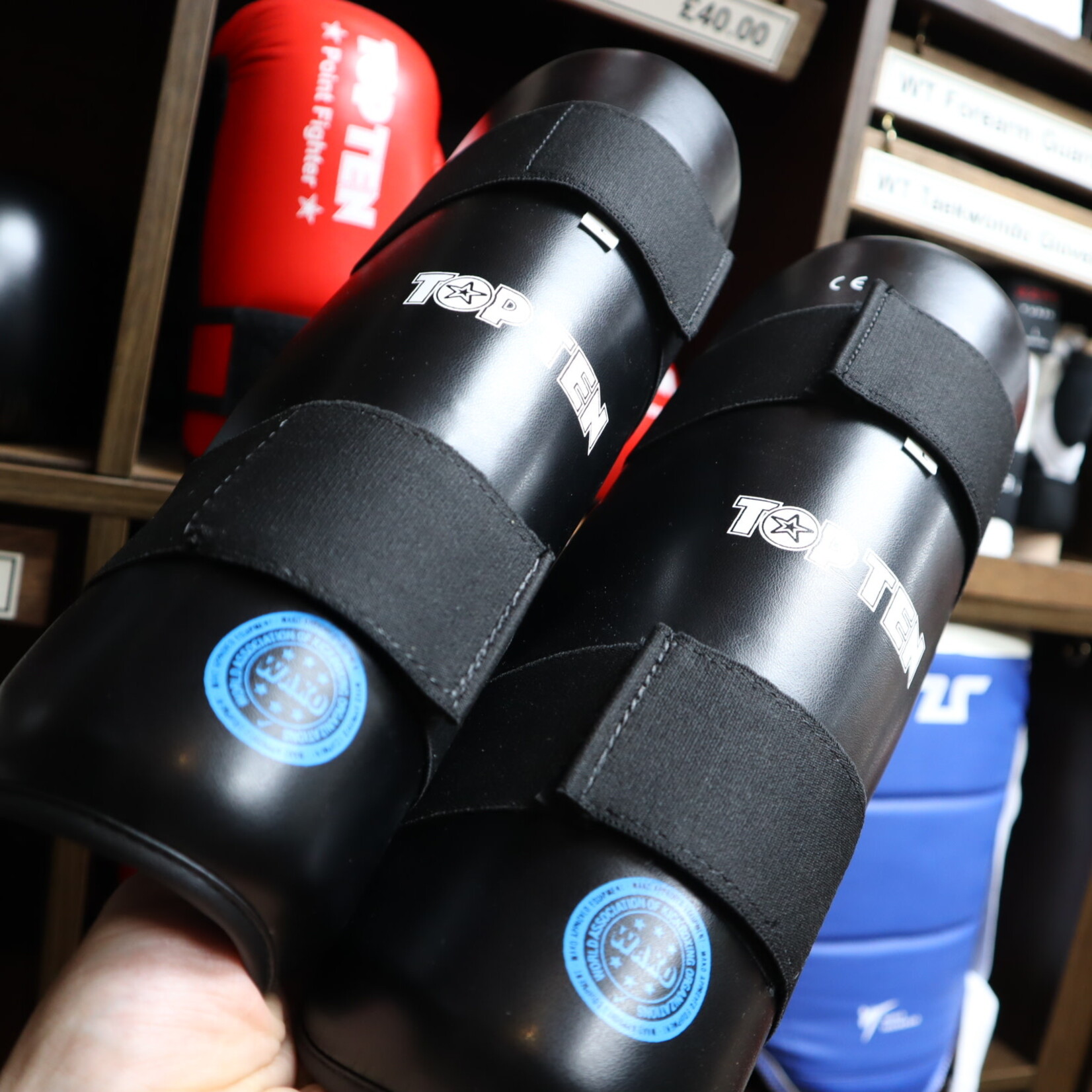 Top Ten Top Ten Shin Guards Black