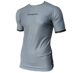 Progress Jiu Jitsu Progress BJJ Rash Guard Grey Shortsleeve