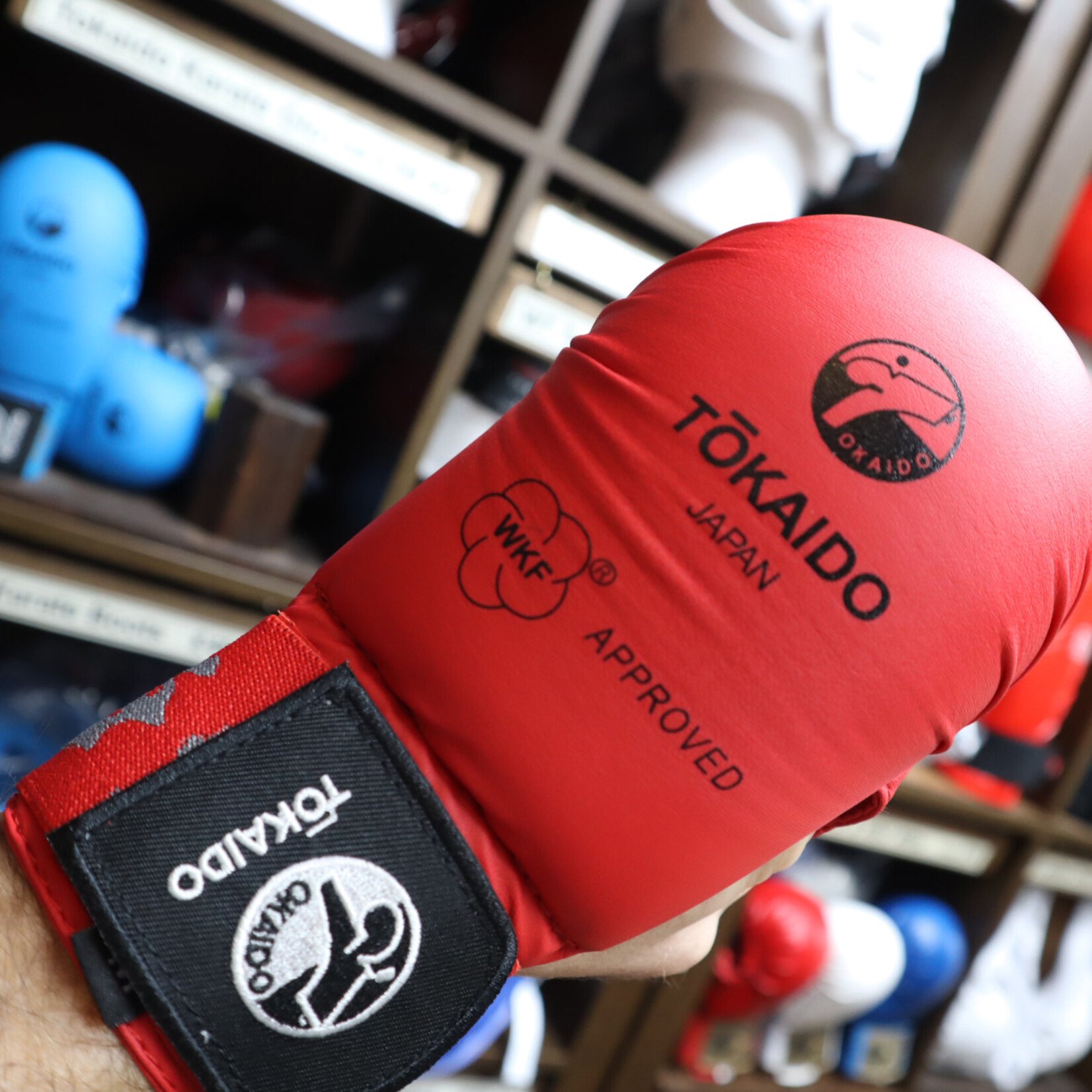 Tokaido Tokaido Karate Gloves Red WKF Approved