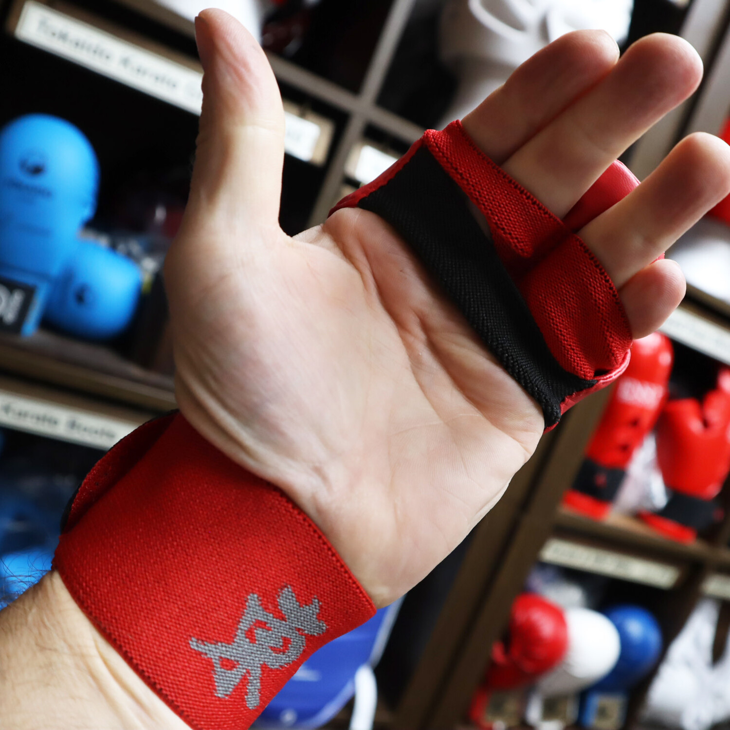 Tokaido Karate Gloves Red WKF Approved for Karate Competition Enso