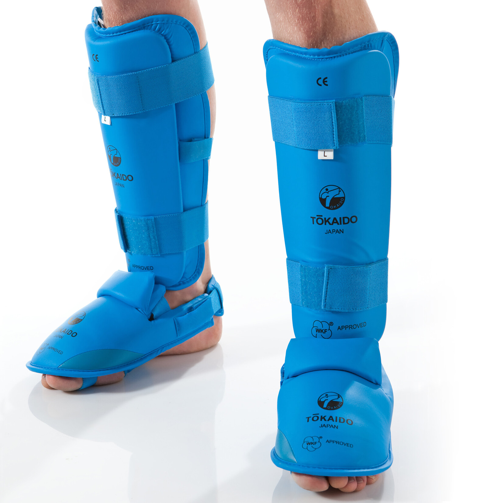Tokaido Tokaido Shin Guards Blue WKF Approved