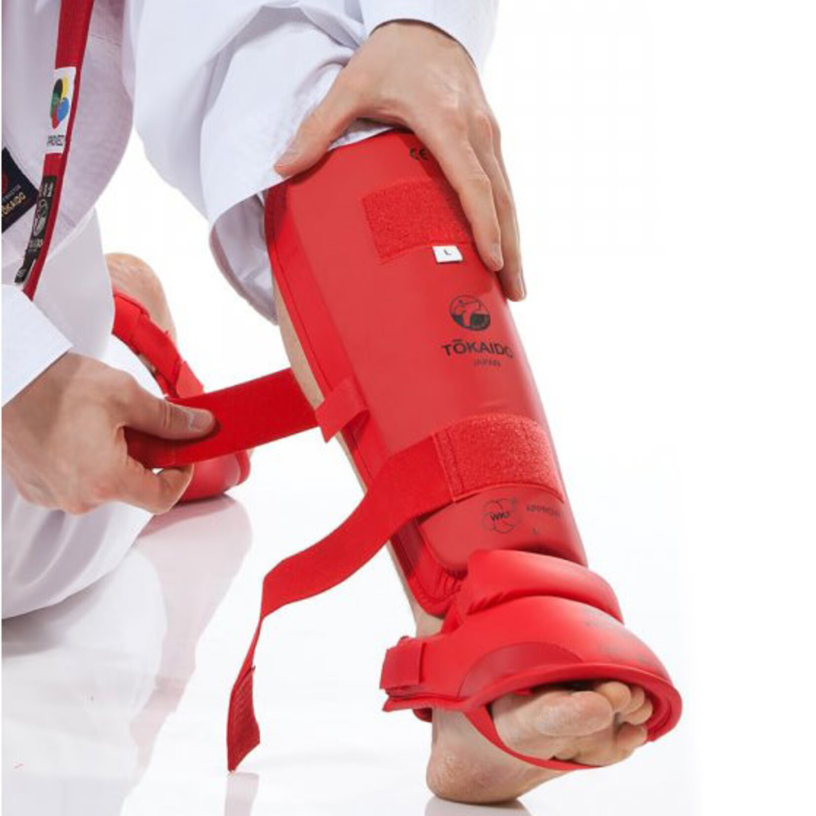 Tokaido Tokaido Shin Guards Red WKF approved